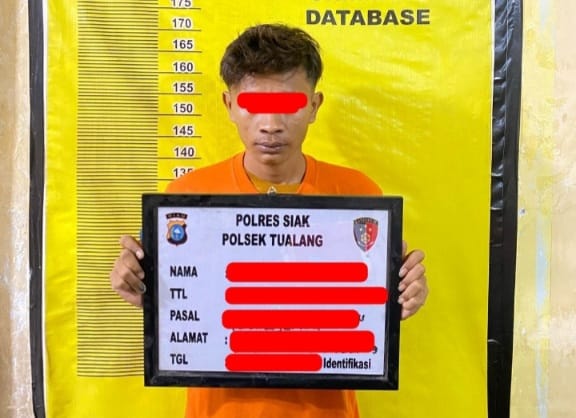 Polsek Tualang Tangkap Pelaku Tindak Pidana Persetubuhan Terhadap Anak di Bawah Umur 