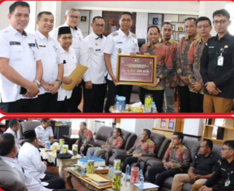 KPU Rokan Hilir Kembalikan Sisa Dana Hibah Pilkada 2024 Sebesar Rp. 6.051.089.619.