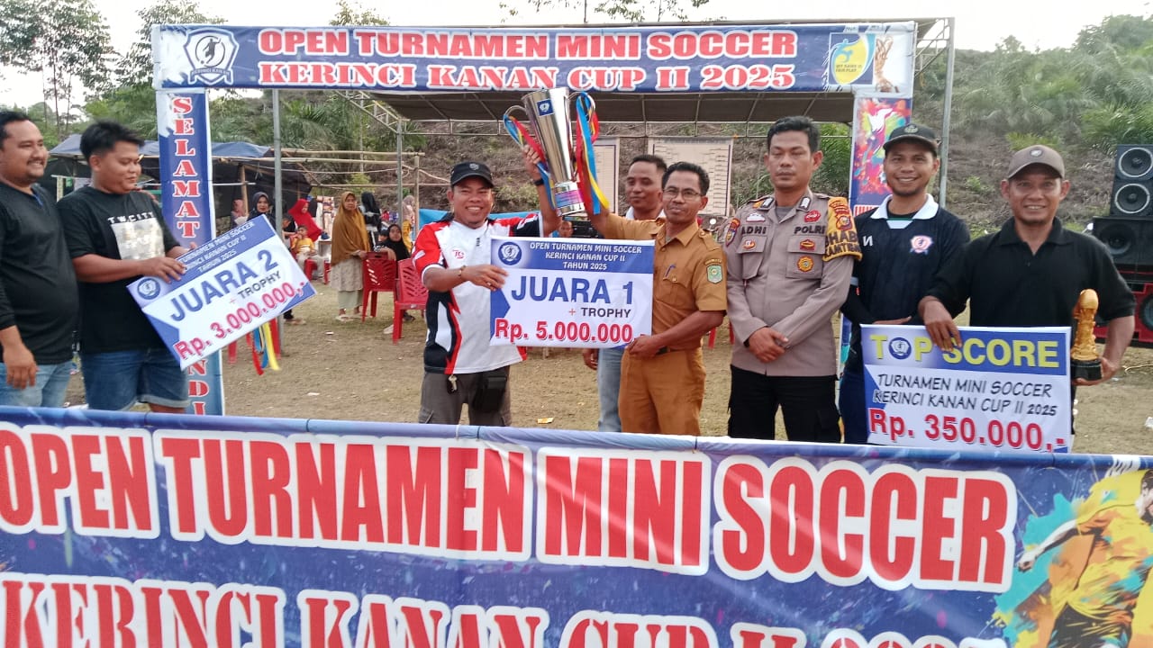 Penghulu Waliman, Resmi Tutup Turnamen Mini Soccer Kerinci Kanan Cup II 2025
