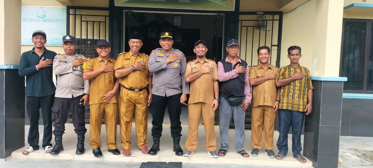 Kapolsek Lubuk Dalam Sambang Kampung Rawang Kao Barat, Perkuat Sinergitas Jelang Nataru