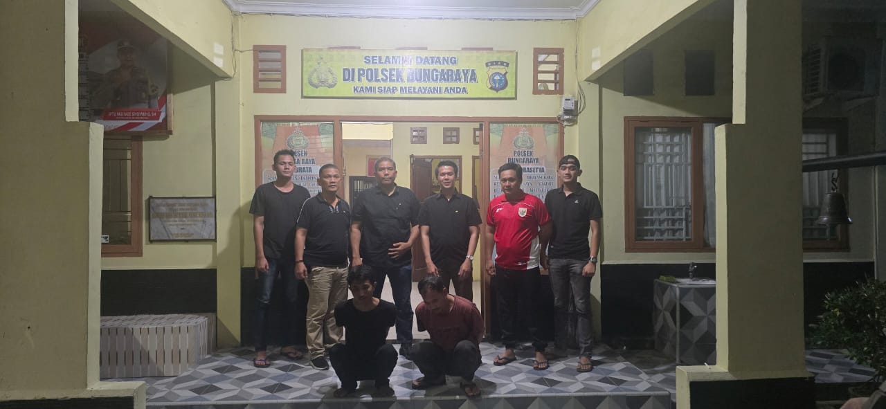 Rumah Warga Kampung Sri Gading Dibakar, Dua Terduga Pelaku Diamankan Polisi