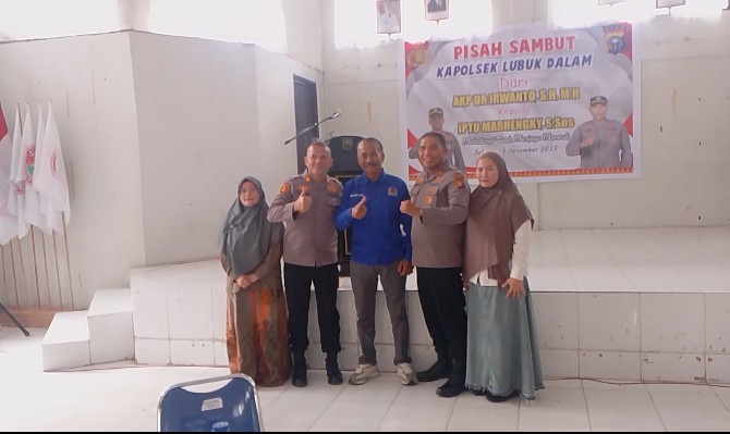 Anggota DPRD Siak Budi Yuwono Hadiri Pisah Sambut Kapolsek Lubuk Dalam, Haru Lepas AKP Dr. Irwanto, Sambut Harapan Baru