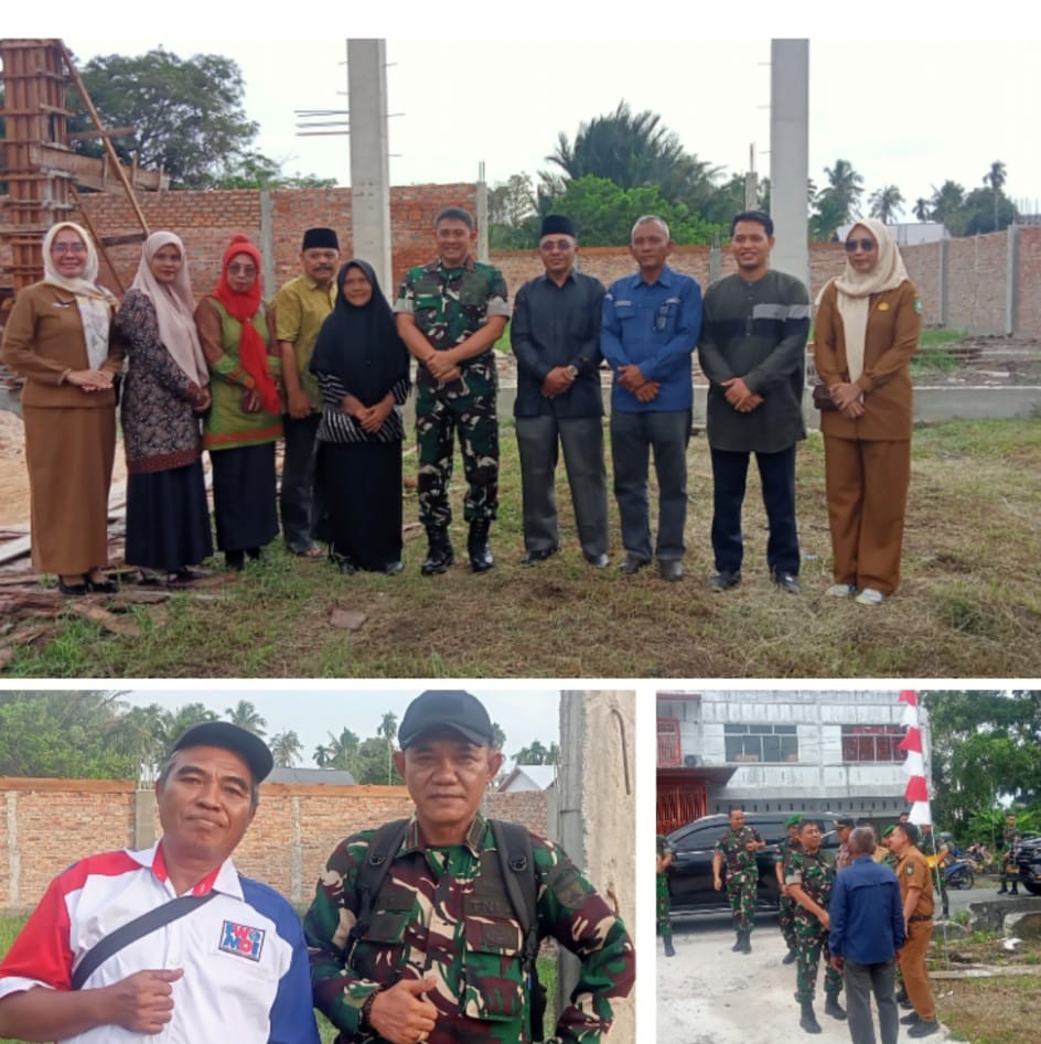 Pembangunan Koprasi Merah Putih Desa Wonosari Mendapat Kunjungan Dari Brigjen TNI Jarot Suprihanto