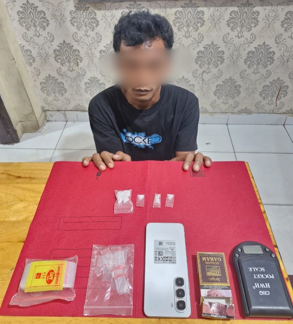 Peredaran Sabu di Tualang Terbongkar, Bandar 6,1 Gram Ditangkap Polisi