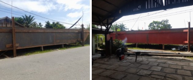 Bukan Dockyard, Legalitas Pembuatan Tongkang di Pinang Sebatang Dipertanyakan, Minta Dinas Terkait Tindak