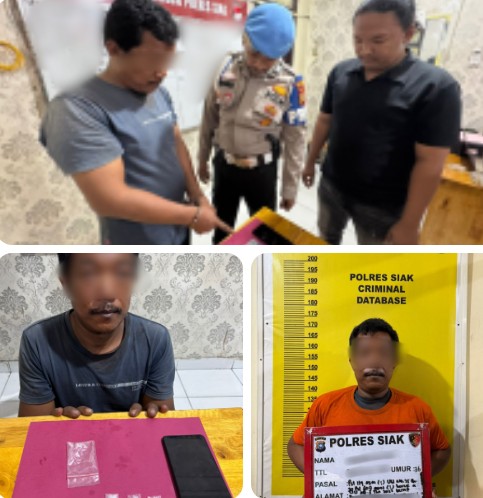 Bandar Sabu Berkeliaran di Koto Gasib, Polres Siak Turun Tangan
