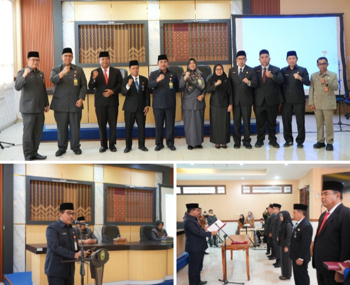 Sekda Siak Lantik 5 Pejabat, Mahadar Tekankan Inovasi dan Profesionalisme ASN