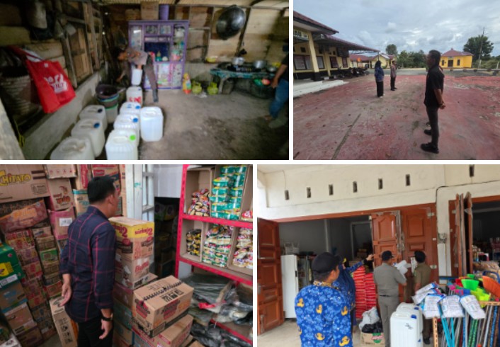 Pastikan Ramadan Kondusif, Polsek Sungai Mandau–Gabungan Satpol PP Gelar Razia