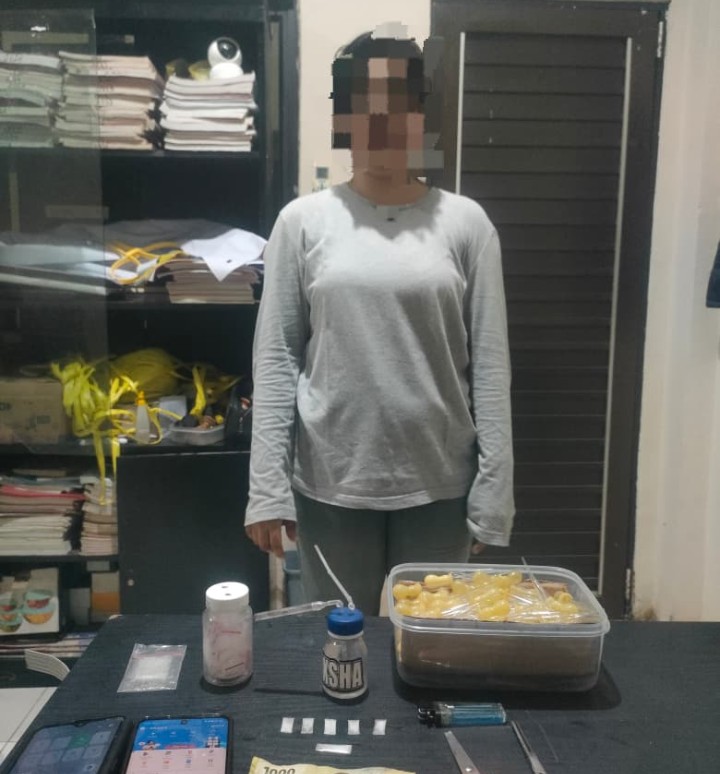 Aksi Cepat Polisi Pulau Burung, Wanita Diduga Pengedar Sabu Diciduk