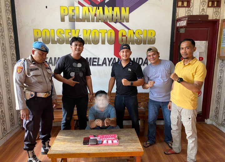 Gerak Cepat Polsek Koto Gasib, Bandar Sabu 34,72 Gram Dibekuk dalam Ops Antik 2026