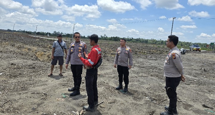 Polsek Sungai Mandau dan PT RAPP Matangkan Penanaman Jagung 40 Hektare untuk Program Ketahanan Pangan