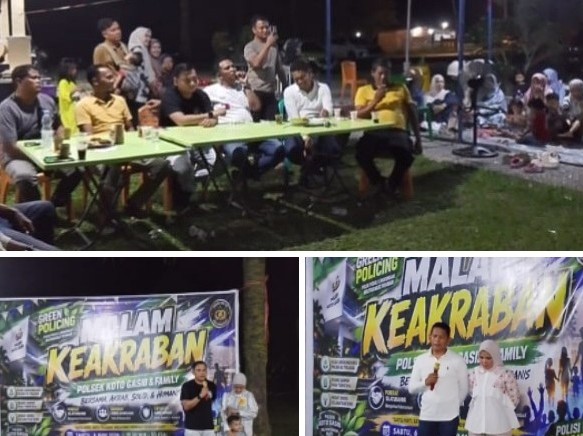 Malam Keakraban Polsek Koto Gasib, Momentum Perkuat Soliditas dan Sambut Kanit Reskrim Baru