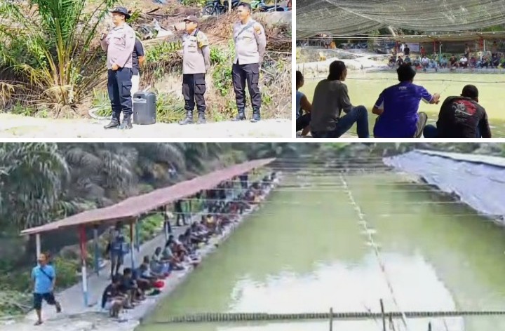 Meriahkan HUT Bhayangkara ke-80, Polsek Koto Gasib Gelar Lomba Mancing Bersama Warga