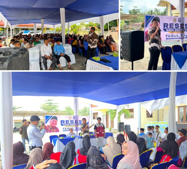 Reses Masa Sidang III, Fairuz Serap Aspirasi Warga, Infrastruktur dan Sarana Ibadah Jadi Prioritas