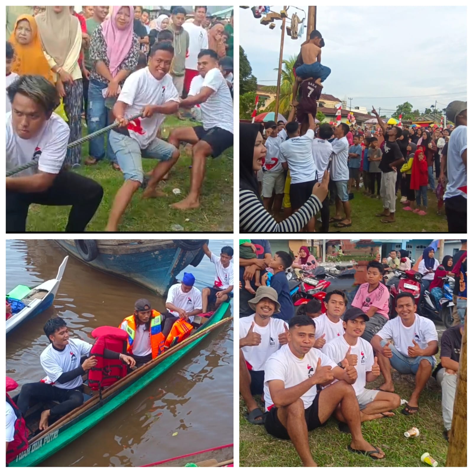 Rayakan HUT RI ke-81 Tahun 2026, Pemuda Hangtuah Sungai Apit Bersama PSI Menggelar Hiburan Rakyat