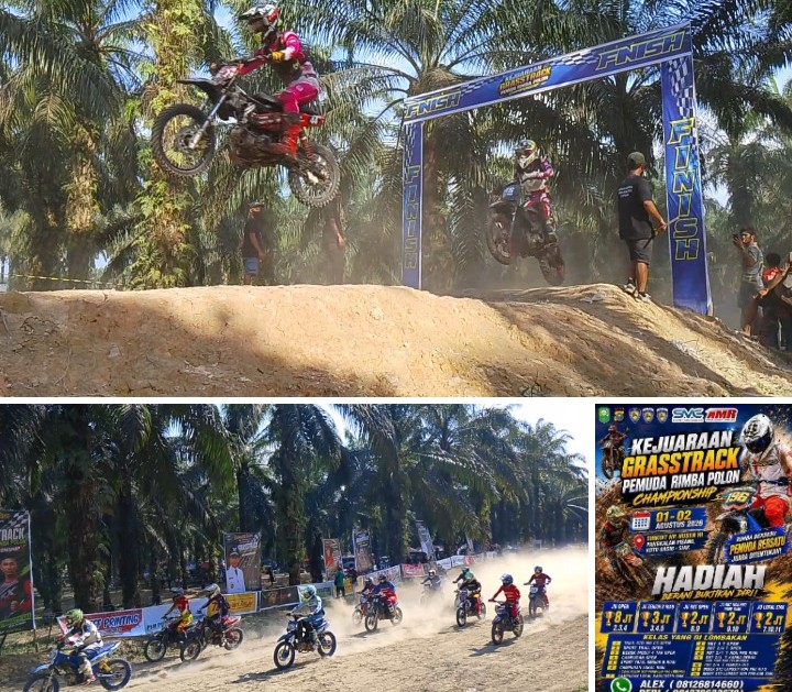 Pangkalan Pisang Bergemuruh! Ratusan Crosser Ramaikan Pemuda Rimba Polon Championship 2026
