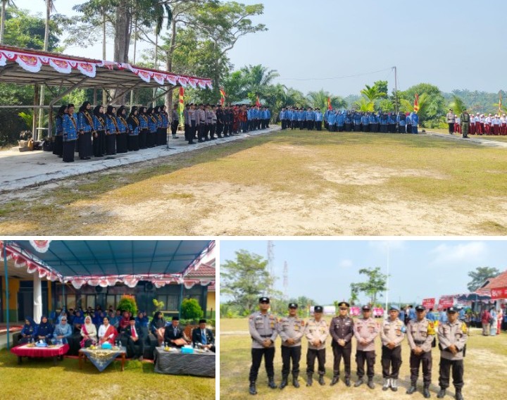 HUT RI ke-81, Kerinci Kanan Gelar Upacara Khidmat, Camat Heppy Candra Jadi Inspektur
