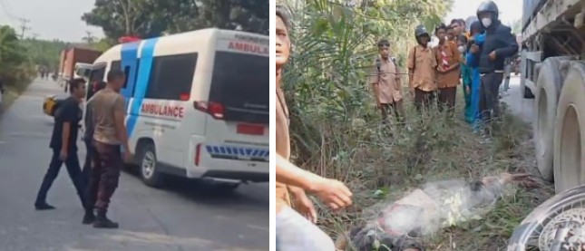 Diduga Salip Kendaraan, Pelajar Meninggal Dunia Tabrak Trailer di Koto Gasib