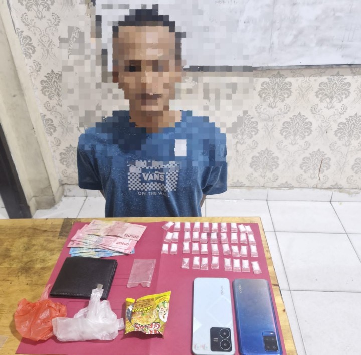 Polres Siak Bongkar Peredaran Sabu di Dayun, 38 Paket Barang Bukti Disita