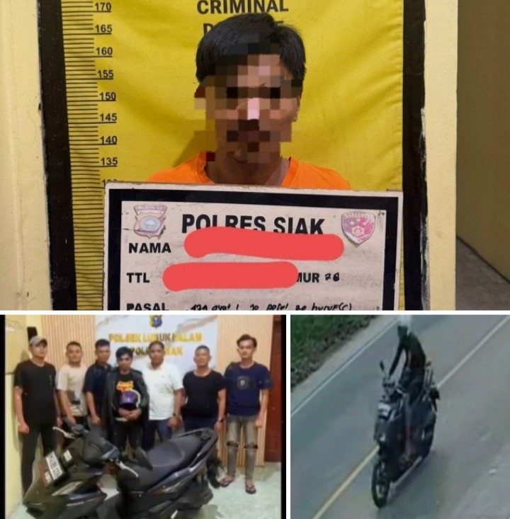 Kejar Jambret hingga Pekanbaru, Polsek Lubuk Dalam Bekuk Eksekutor Gelang Emas