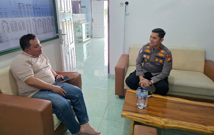 Kapolsek Sungai Mandau dan Manager PT SIR II Bahas Rencana Tumpang Sari Jagung Pipil