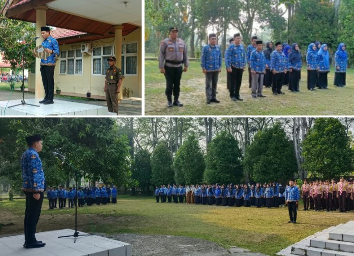 Hari Kesaktian Pancasila Diperingati di Lubuk Dalam, Camat Dorong Semangat Kebersamaan
