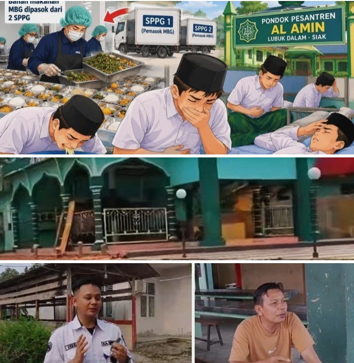 29 Siswa Ponpes Al Amin Siak Alami Mual dan Muntah, Dua SPPG Jadi Sorotan